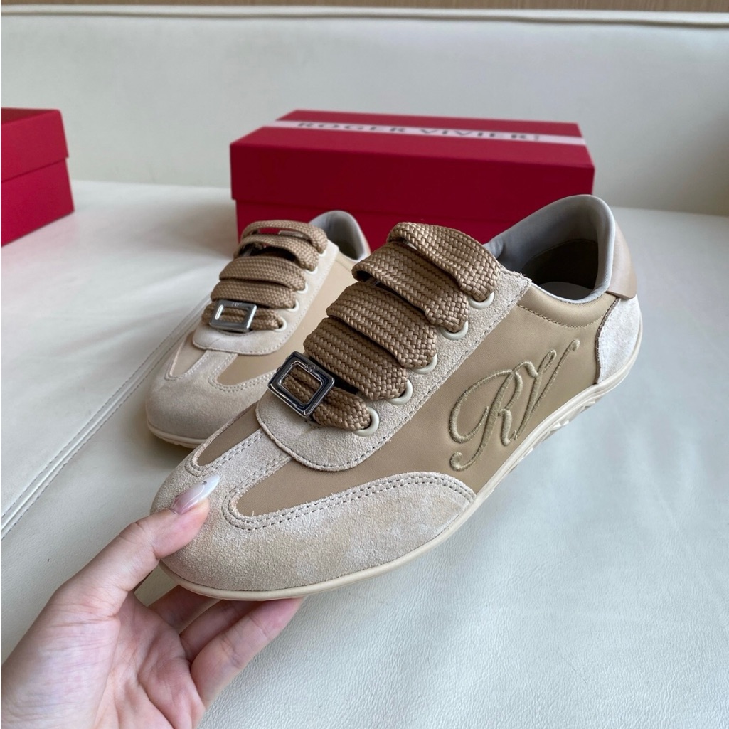 Roger Vivier Casual Sneakers With Embroidered Logo